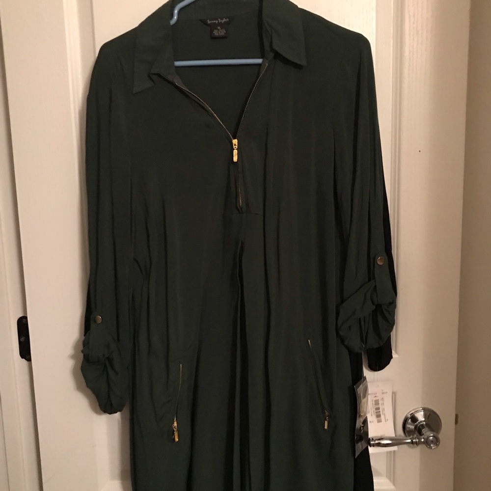 Ladies Black Tunic Top